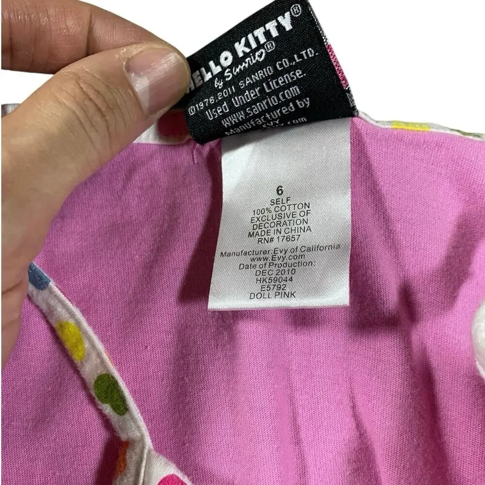 Y2K Hello Kitty Ruffle Romper - 6Y - Picture 3 of 4